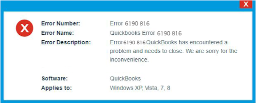 QuickBooks Error 6190 Status Code 86