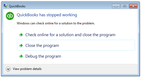 quickfixbookserror-QuickBooks Has Stopped Working