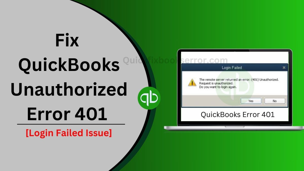 QuickBooks Unauthorized Error 401